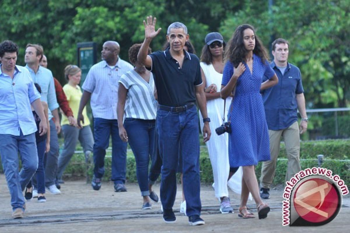 Obama Tiba di Menteng