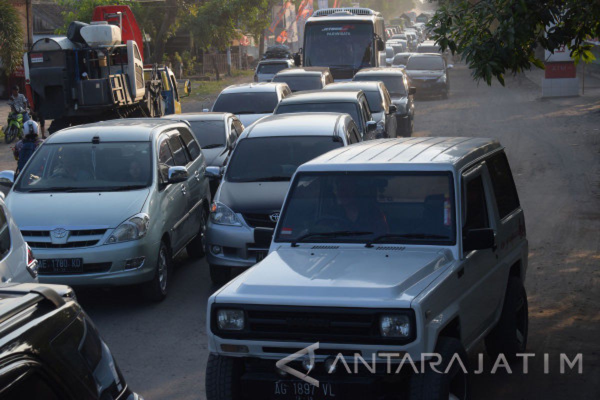 Jalan Nasional Madiun-Nganjuk Pada H-3  Terpantau Lancar