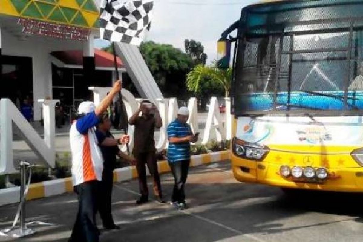 Dua Bus Mudik Gratis Pelindo Dumai Resmi Berangkat