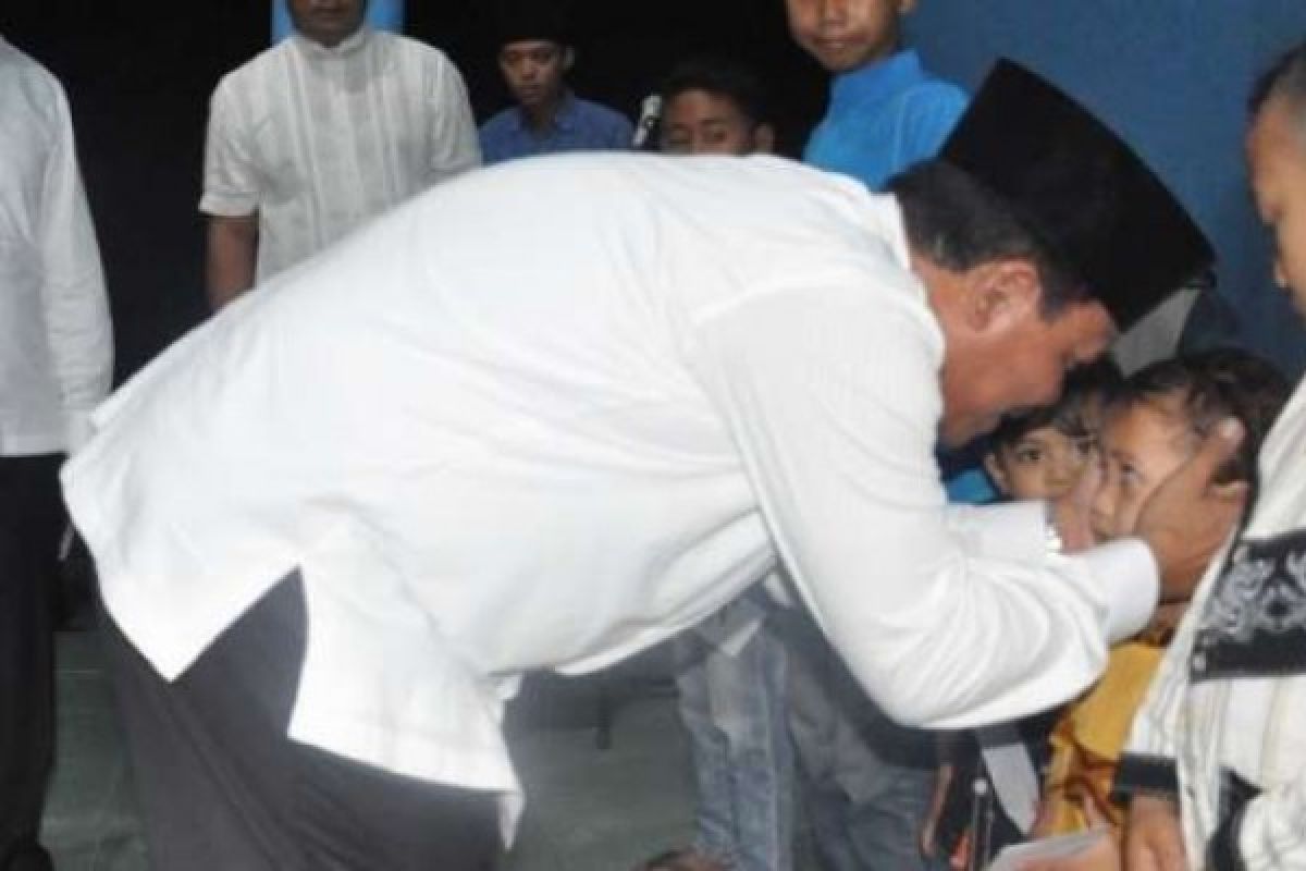 KNPI Bengkalis Serahkan Santunan Untuk Anak Yatim