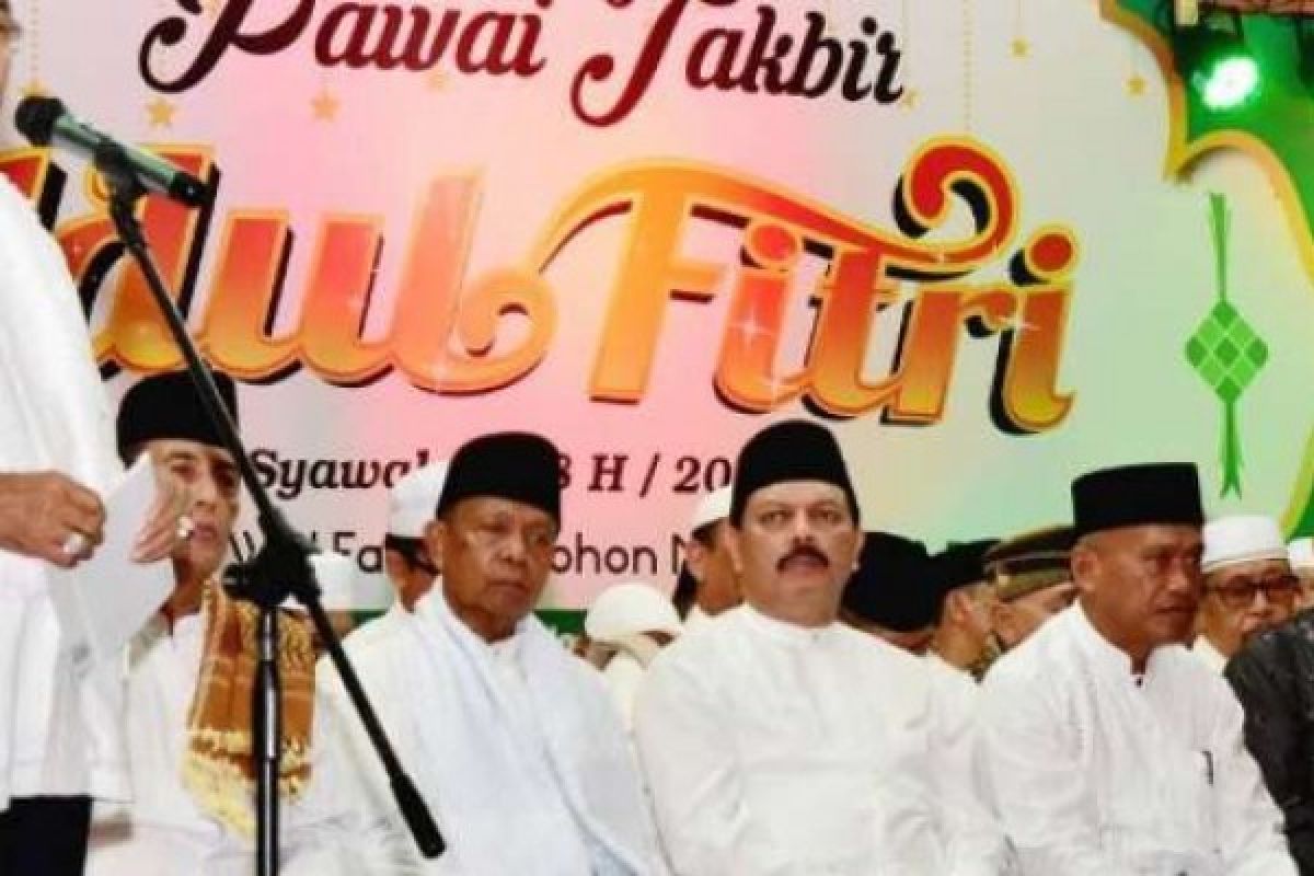 Pawai Takbir Idul Fitri Di Inhil Resmi Dibuka