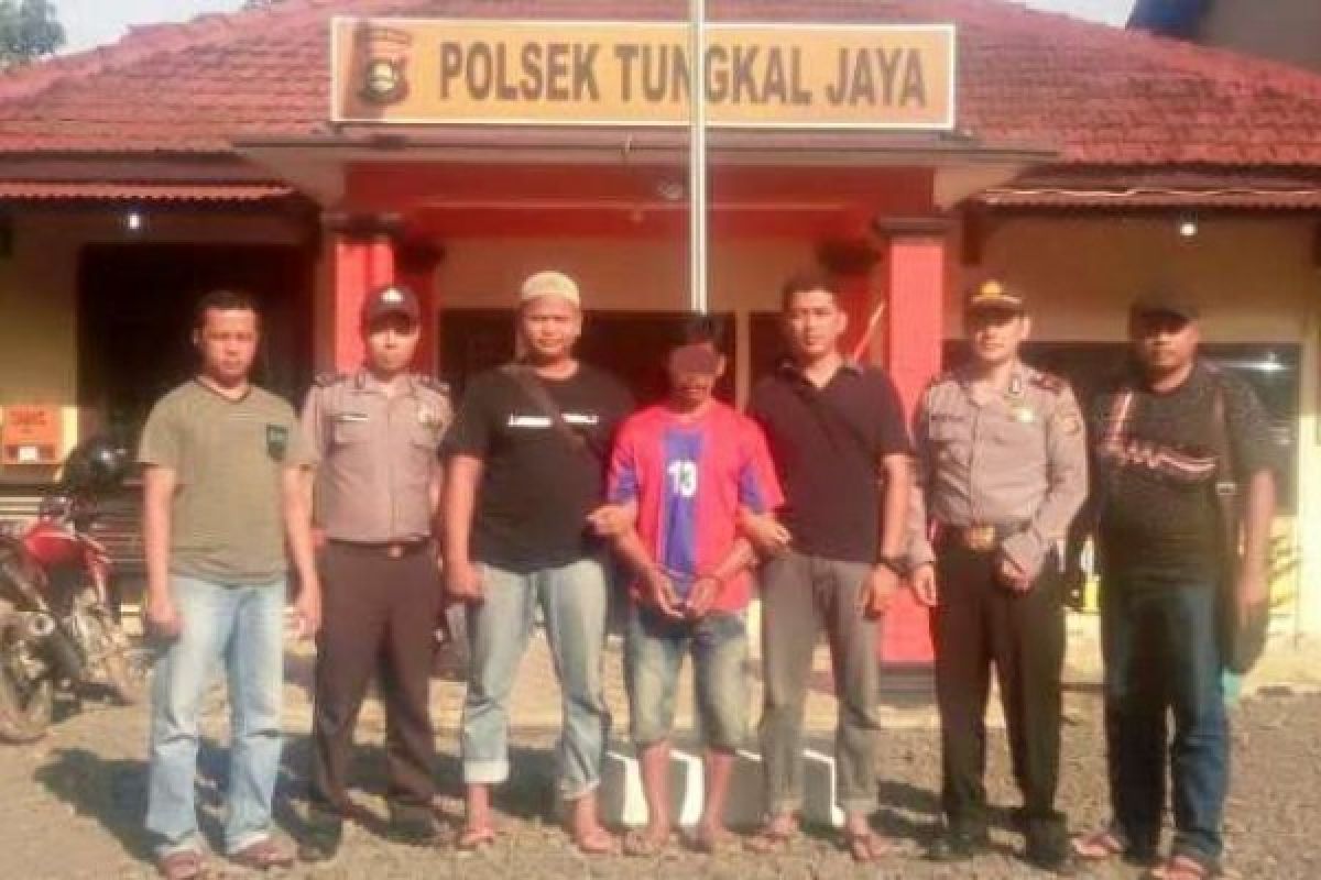 Pembunuh Kakek 65 Tahun di Inhil Ditangkap di Sumsel