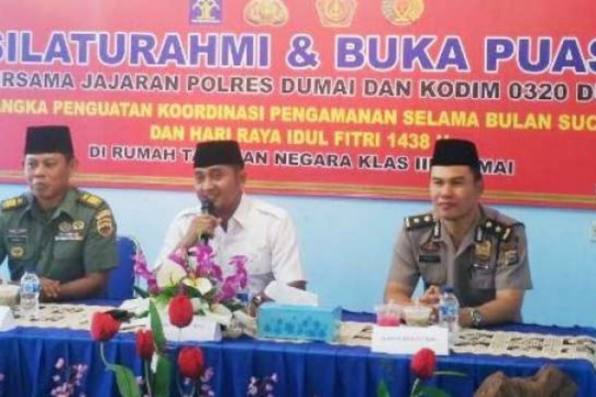 Polres Dumai Ambil Bagian Dalam Buka Bersama Di Rutan