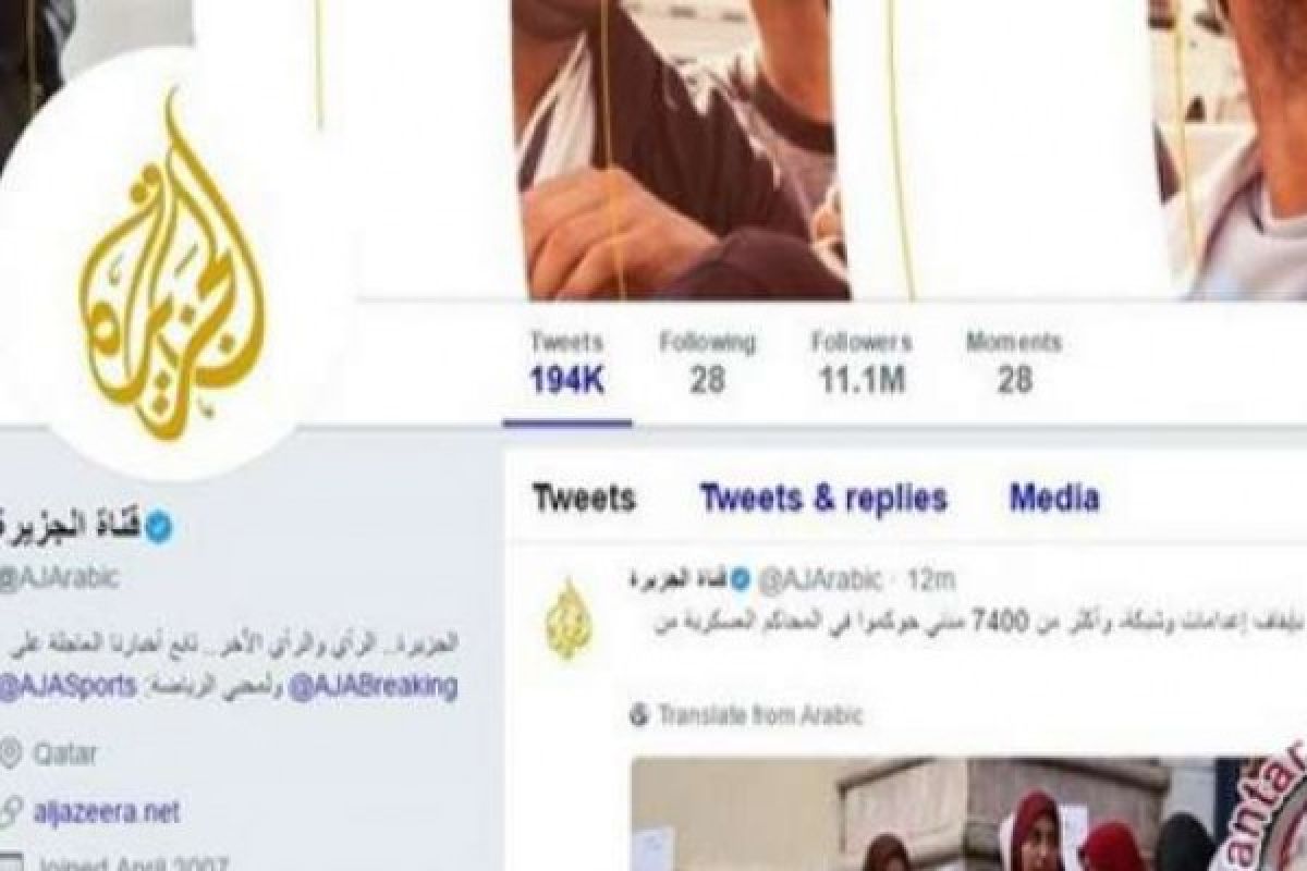 Sempat Terhenti, Akun Twitter Al Jazeera Kembali Aktif