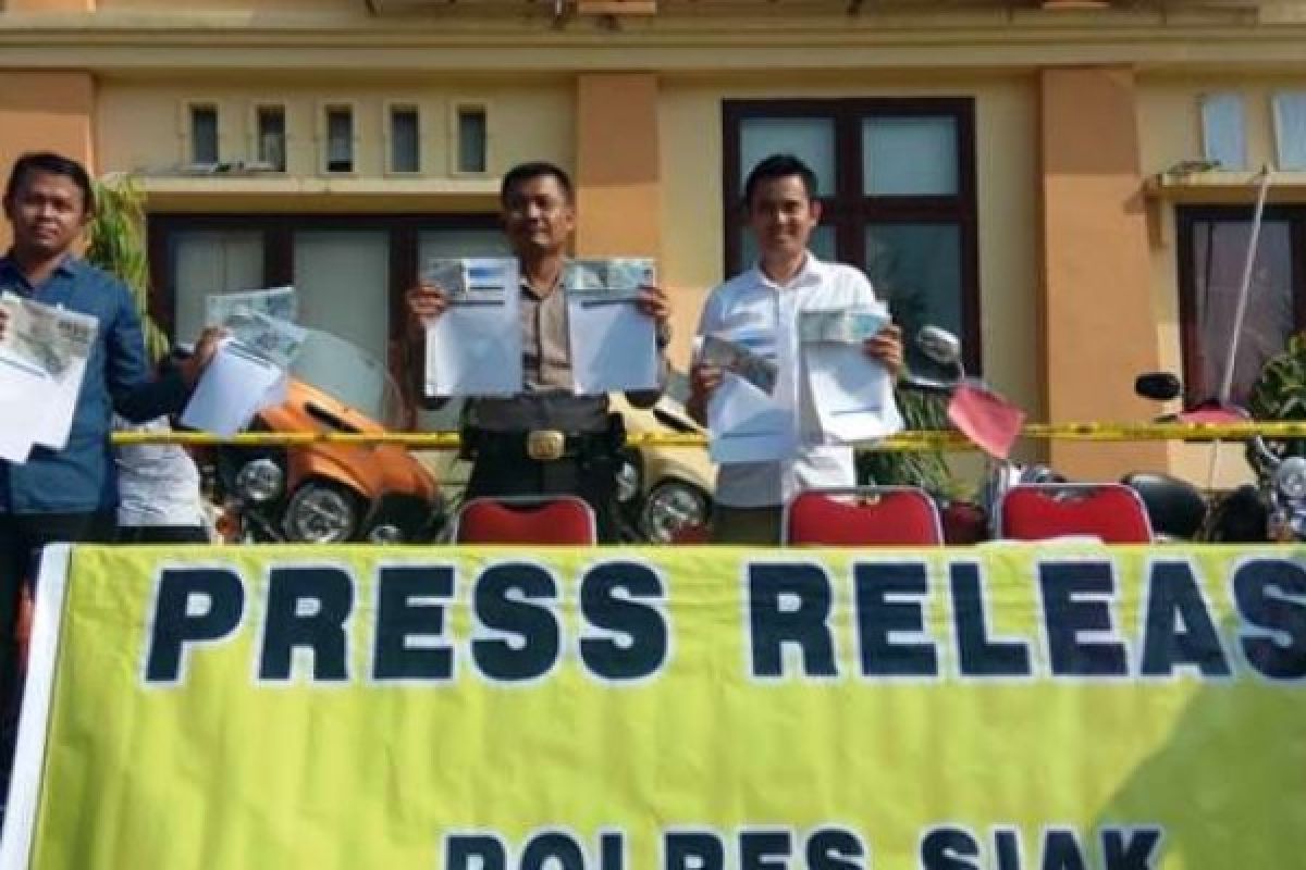 Diduga Miliki Surat-Surat Palsu, 12 Moge Diamankan Polisi Siak