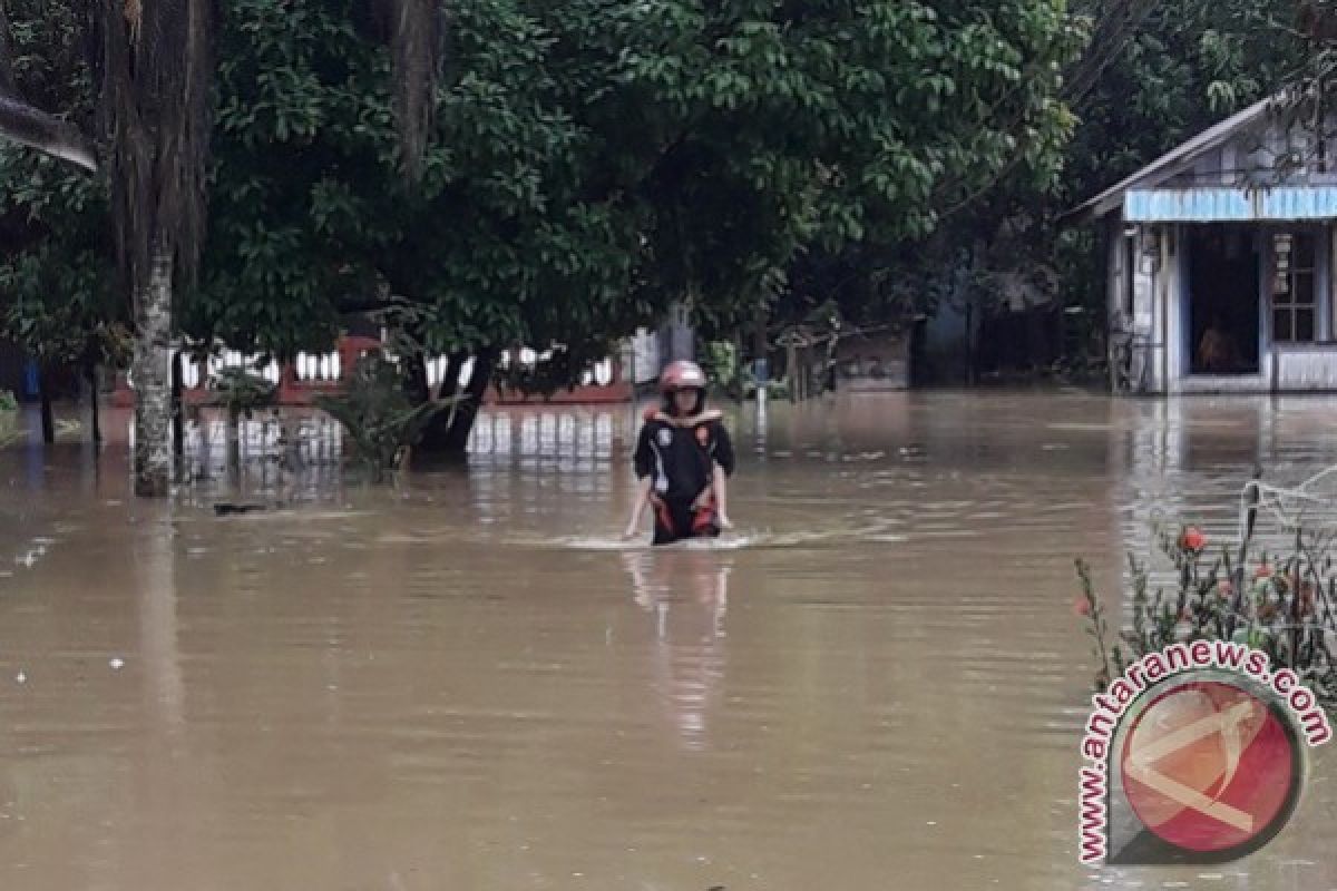 Puluhan Rumah di Muara Teweh Terendam Banjir