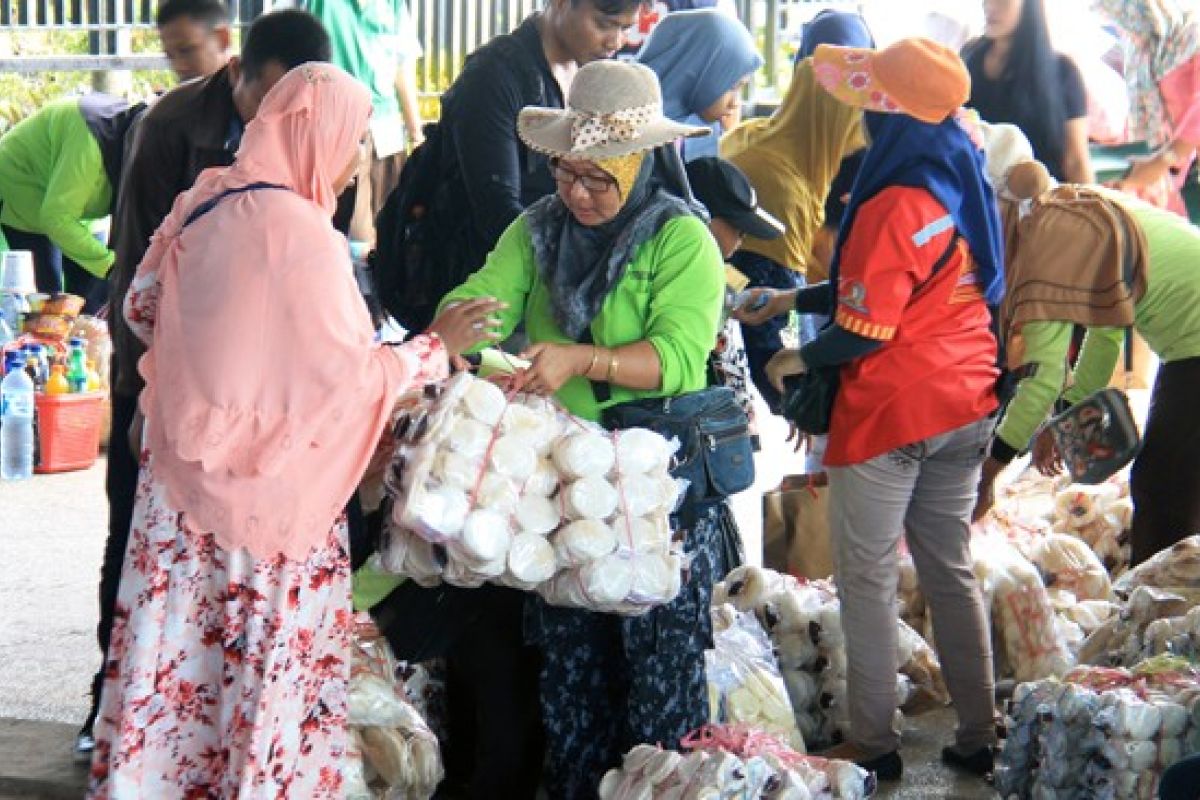 Kerupuk kemplang jadi primadona pada arus balik