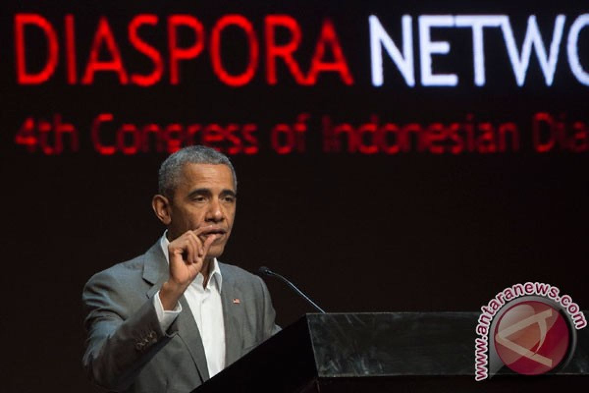 Obama pidato di depan ribuan diaspora Indonesia