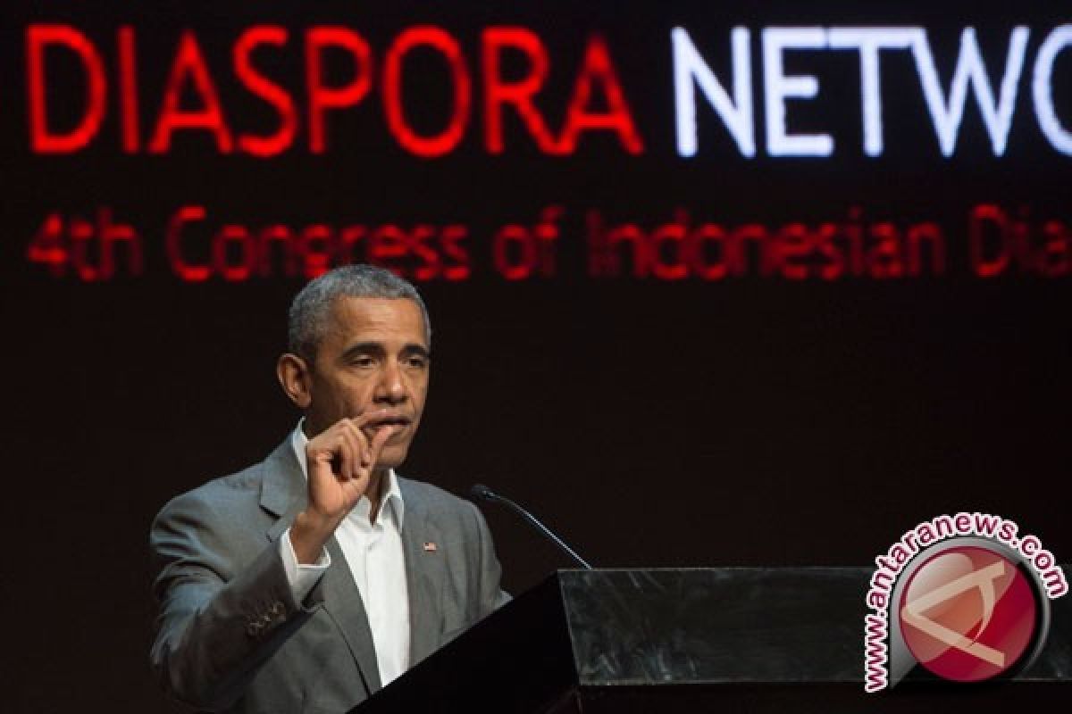 Obama pidato di depan ribuan diaspora Indonesia