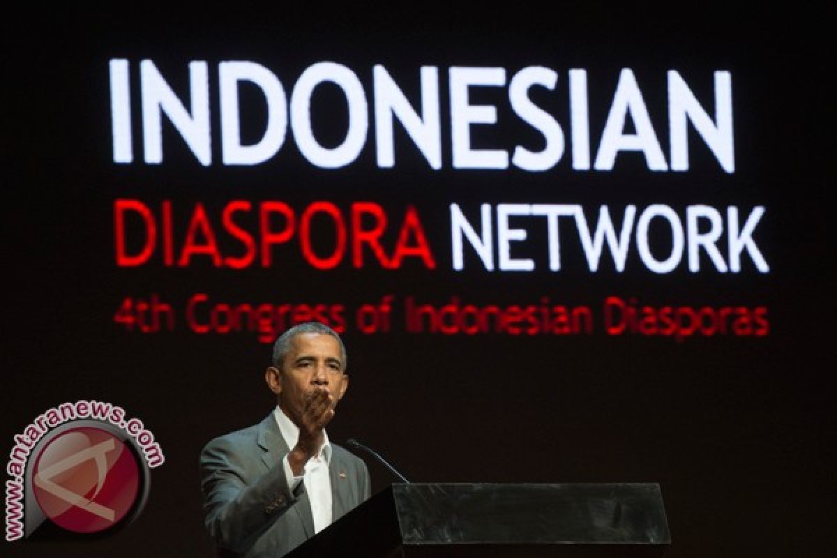 Obama delivers speech at Indonesian Diaspora Congress