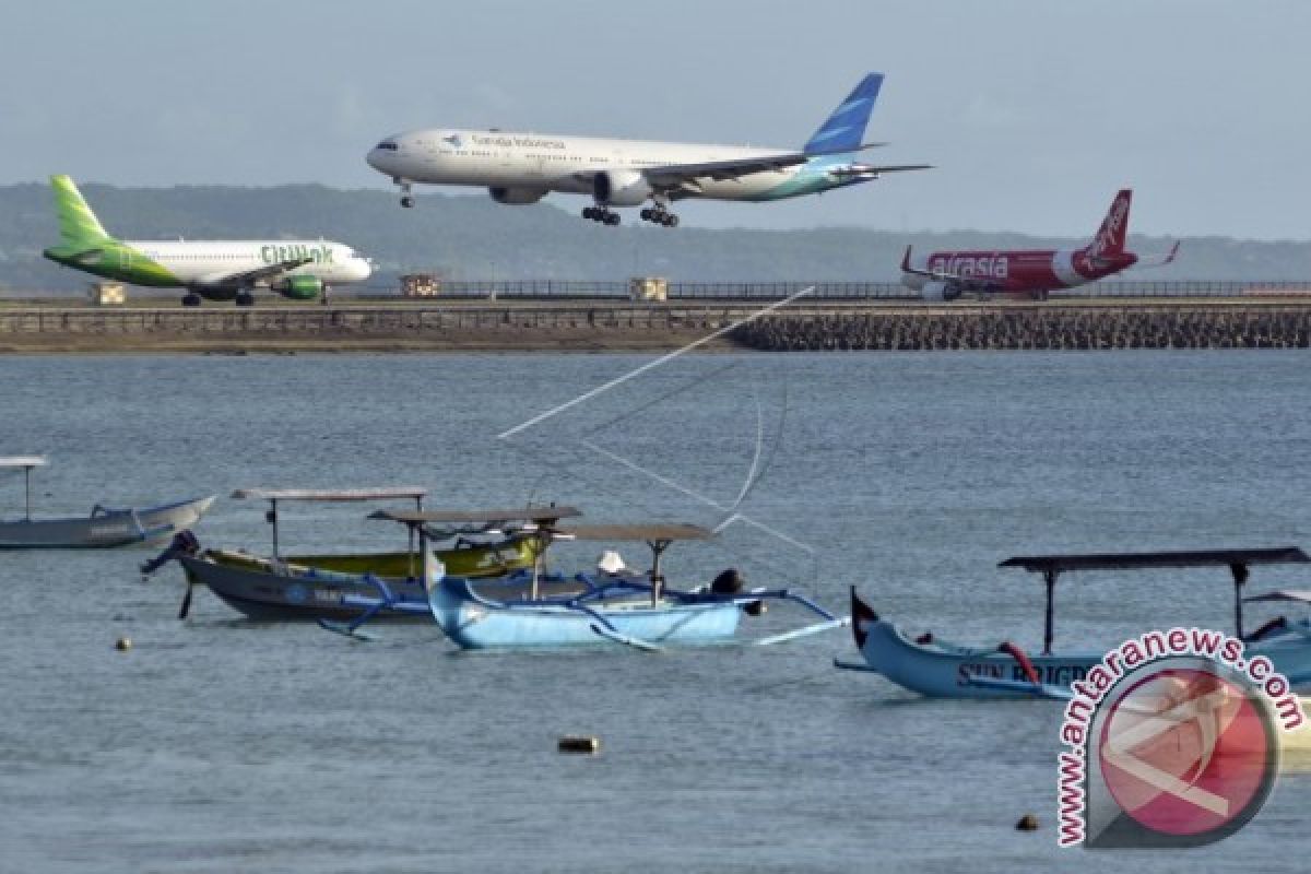 Penerbangan Bali ke mancanegara naik 1,74 persen