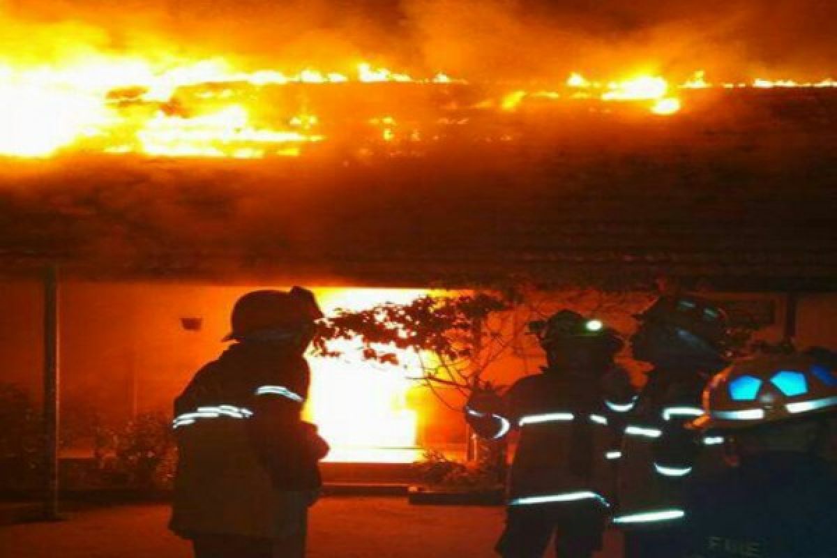 Polres Barut Selidiki Terbakarnya SMPN  Gunung Purei 