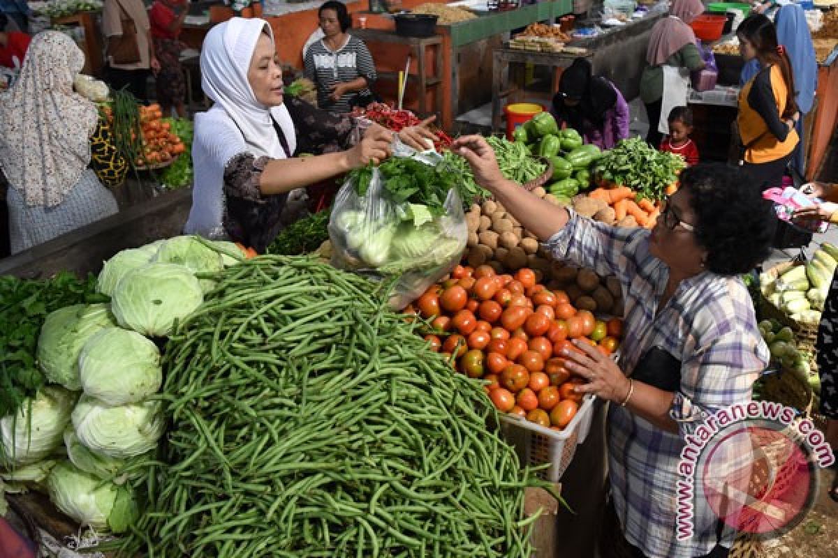 BPS: inflasi Oktober rendah karena harga bahan makanan terjaga