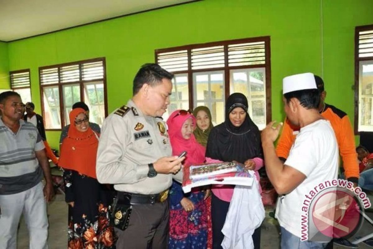  Polres Merauke berikan pengamanan kepada korban kebakaran