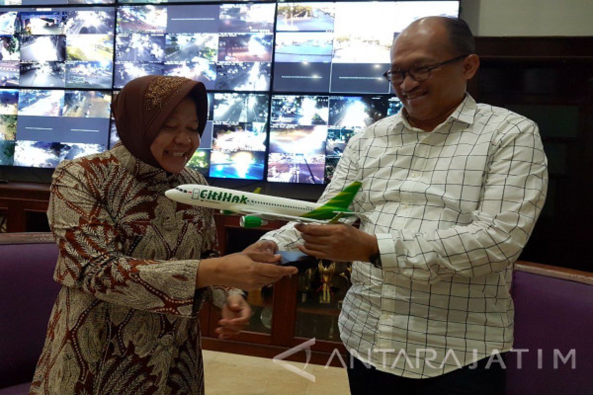 Citilink-Pemkot Surabaya Kerja Sama Pemenuhan Kebutuhan Pilot (Video)