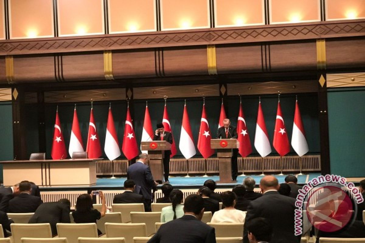 Jokowi-Erdogan sepakat bertukar informasi intelijen atasi terorisme