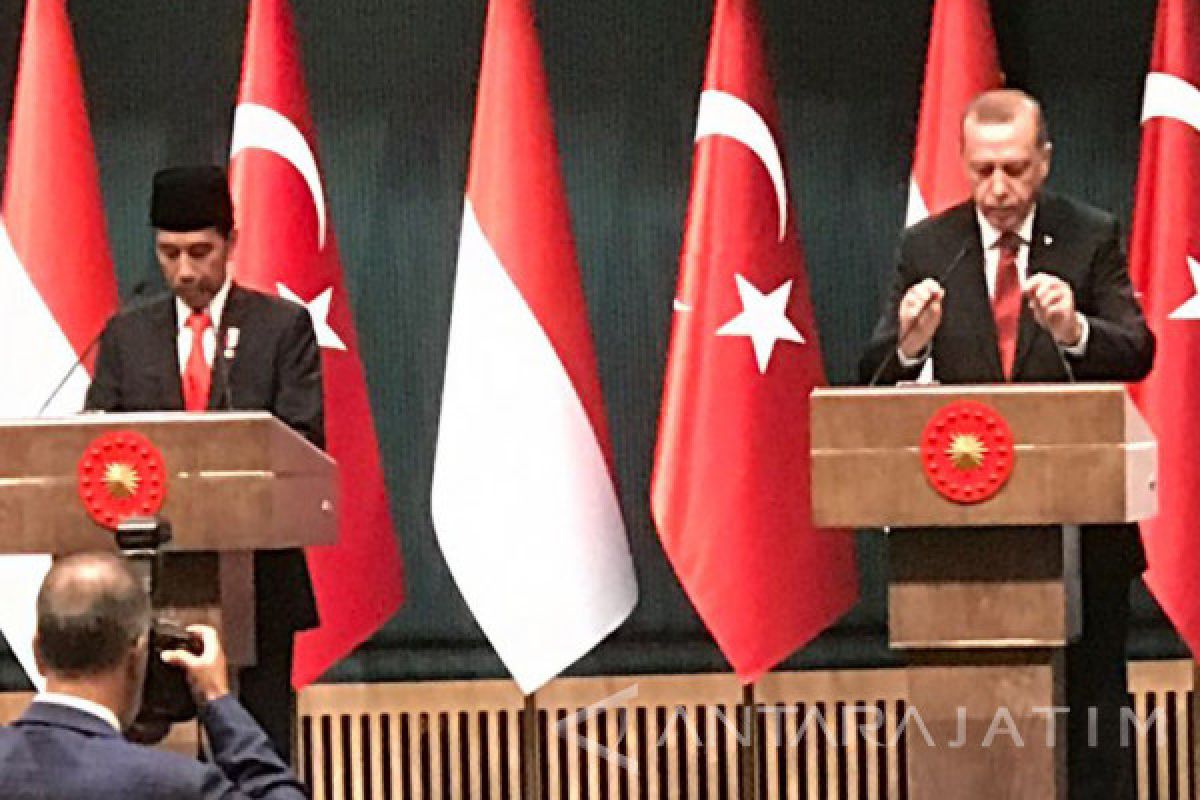 Jokowi-Erdogan Bahas masalah Qatar di Ankara (Video)