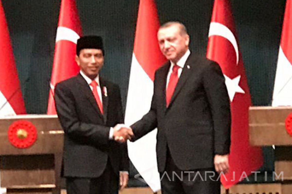 Presiden Erdogan ucapkan selamat ke Jokowi