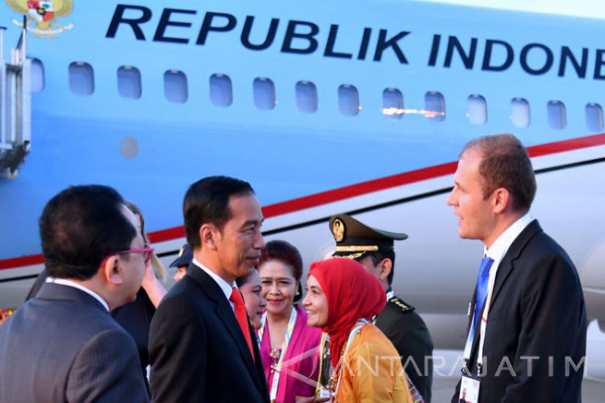 Presiden Jokowi Tiba di Hamburg Jerman (Video)