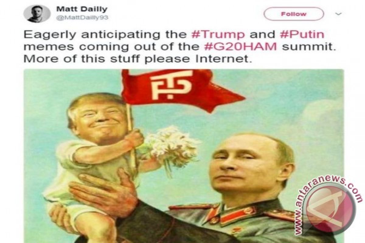 Berbagai meme ejekan saat Trump bertemu Putin