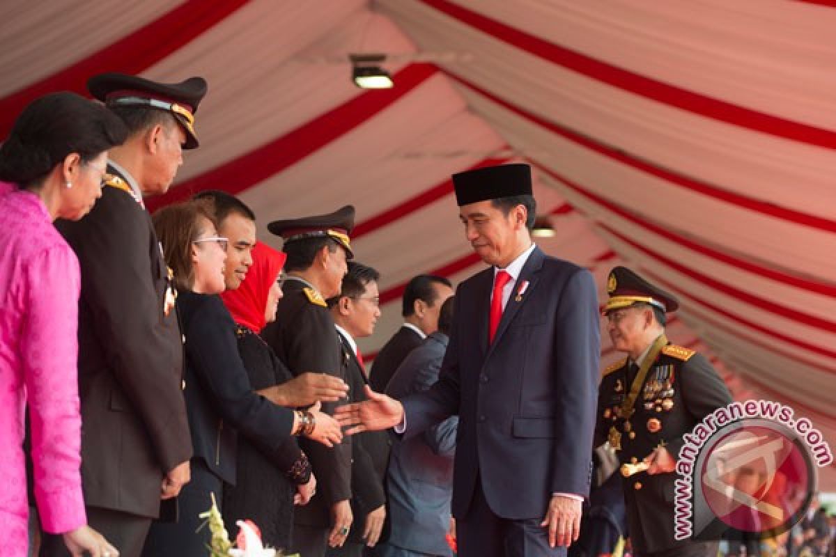 President delivers five instructions to Indonesian Police