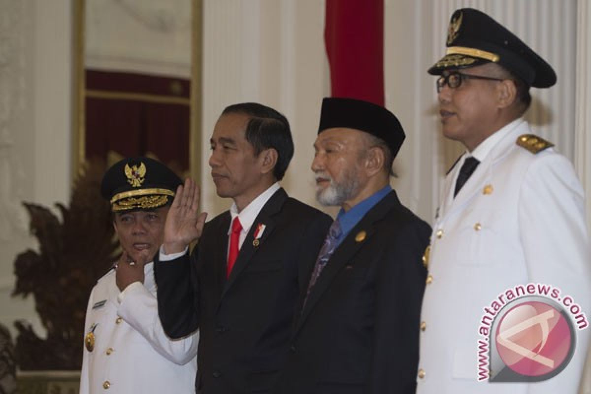 Presiden terima gubernur-wakil gubernur Aceh di Istana