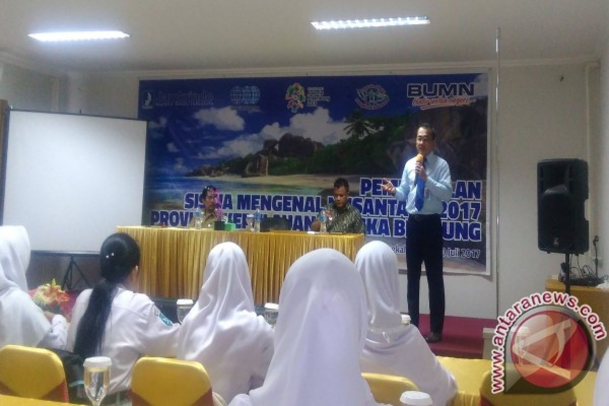 Jamkrindo Bekali Siswa se-Babel Untuk Mengenal Nusantara