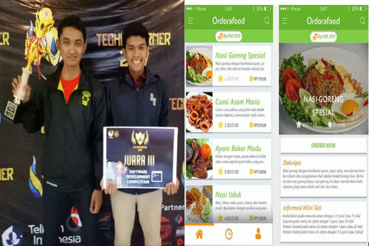 Ordorafood, Aplikasi Smartphone Karya Mahasiswa IPB