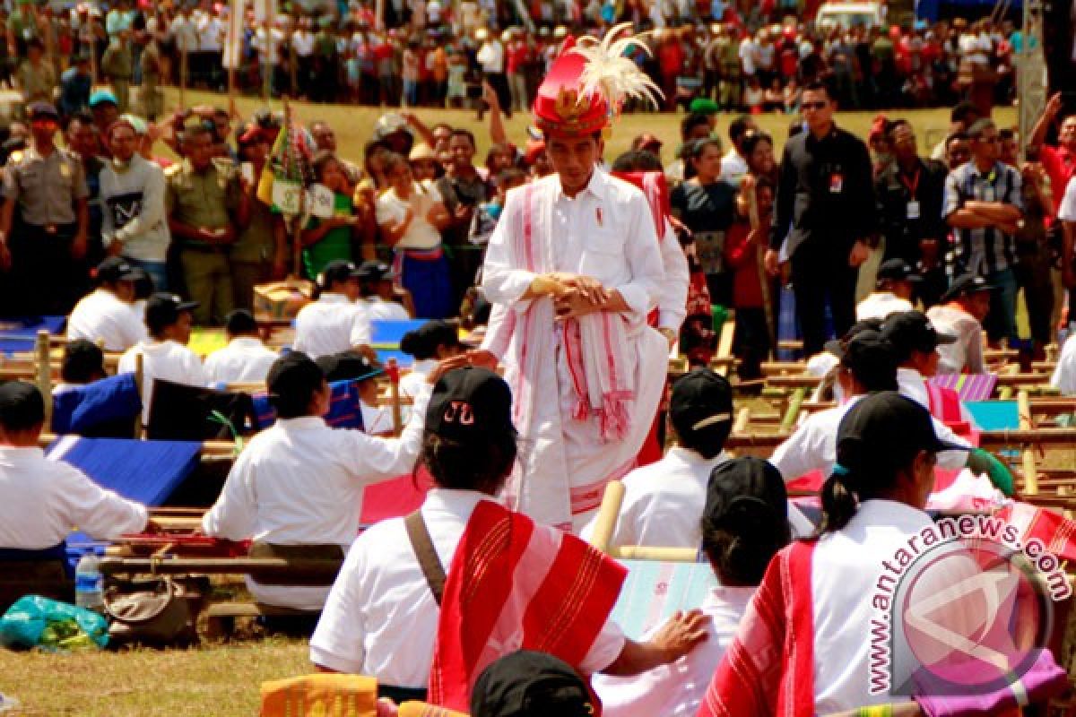 Presiden Jokowi imbau pemda jaga kebudayaan Sumba
