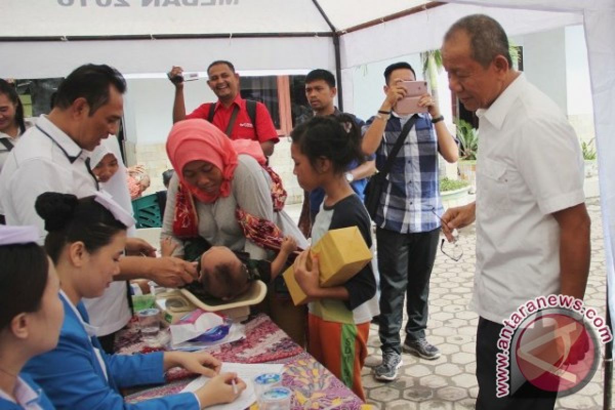 Pemkot Medan Berikan Makanan Tambahan Seribu Balita