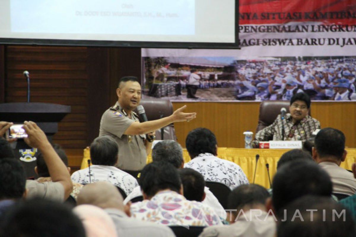 Dindik-Polda Jatim Kerja Sama Selama MPLS