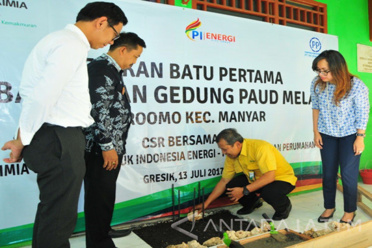 Sinergi BUMN Bangun Gedung PAUD di Gresik