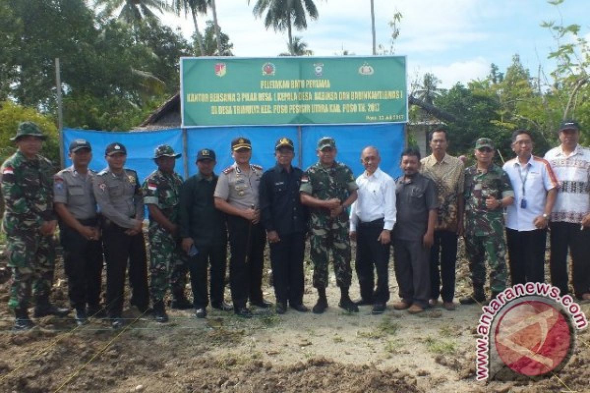 Gedung Bersama 3 Pilar di Poso mulai dibangun