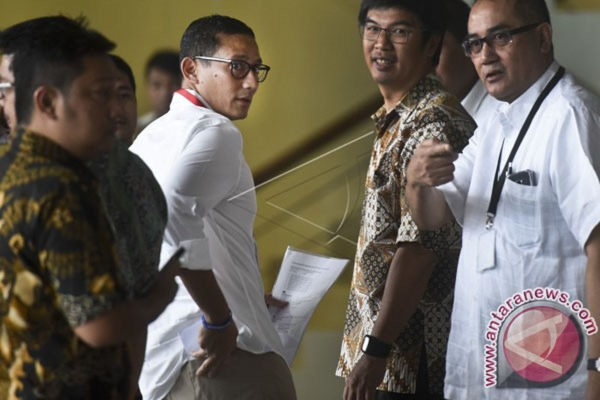 KPK Periksa Sandiaga Uno