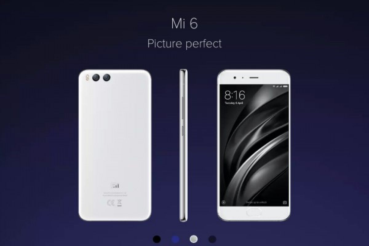 Xiaomi luncurkan Mi 6 putih