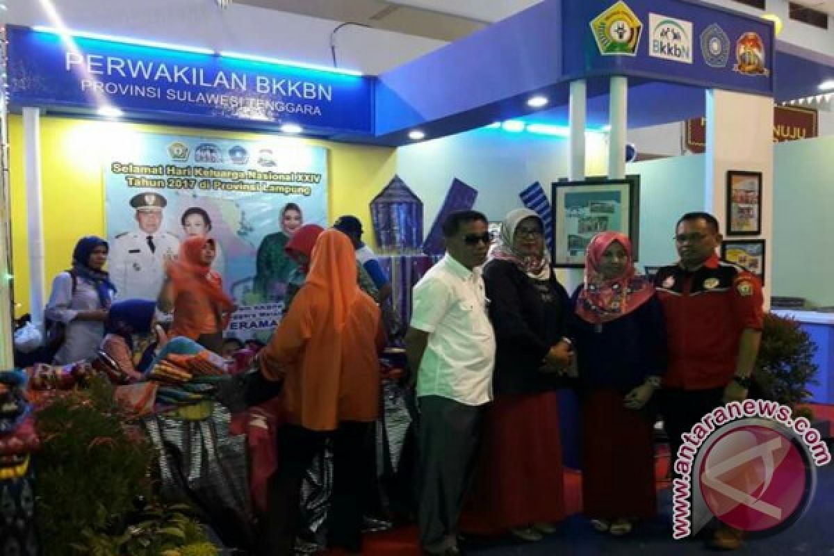 BKKBN Sultra Pamerkan Kerajinan Unggulan di Harganas Lampung 