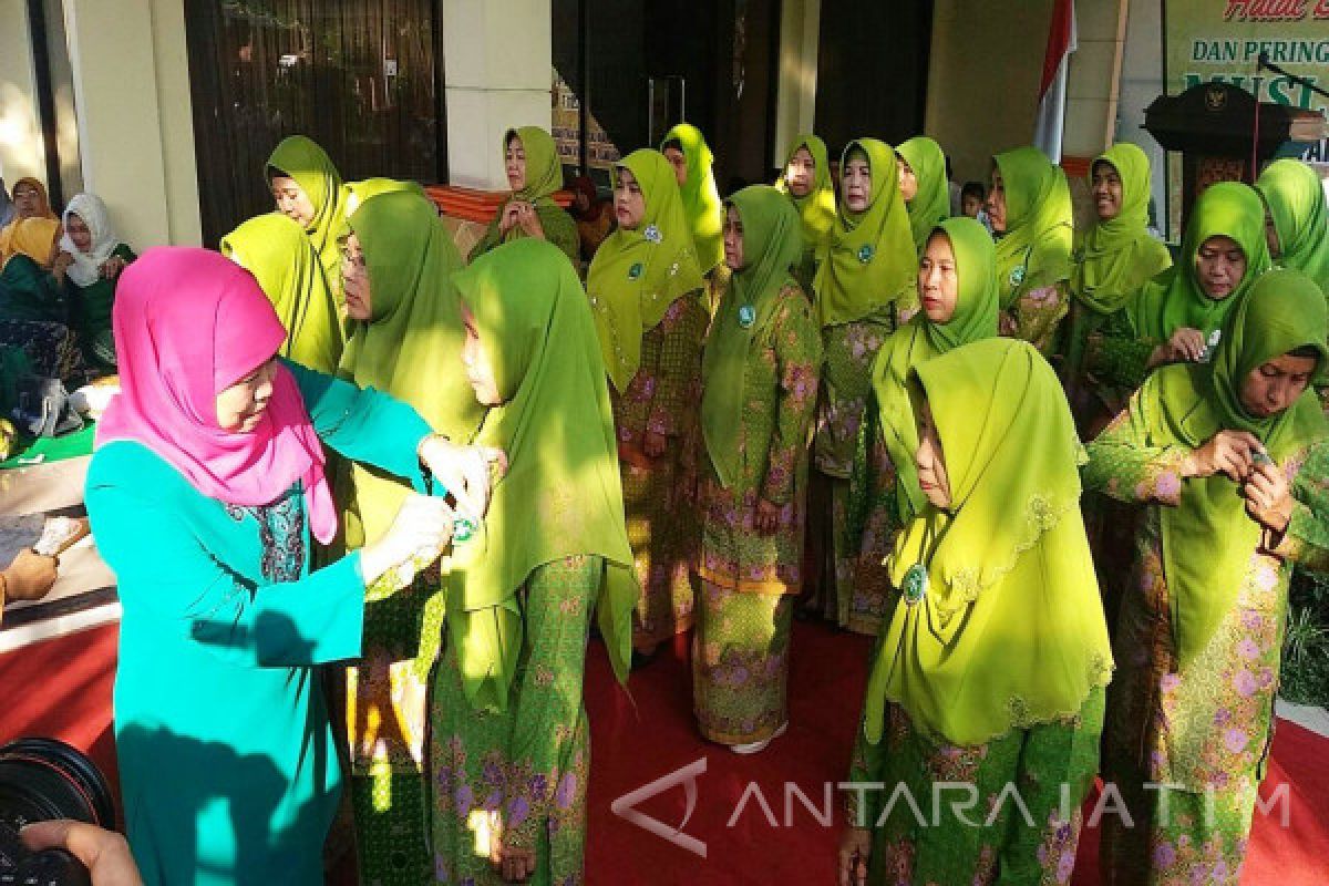 Khofifah: Muslimat Mojokerto Kampanyekan Bahaya Narkoba (Video)