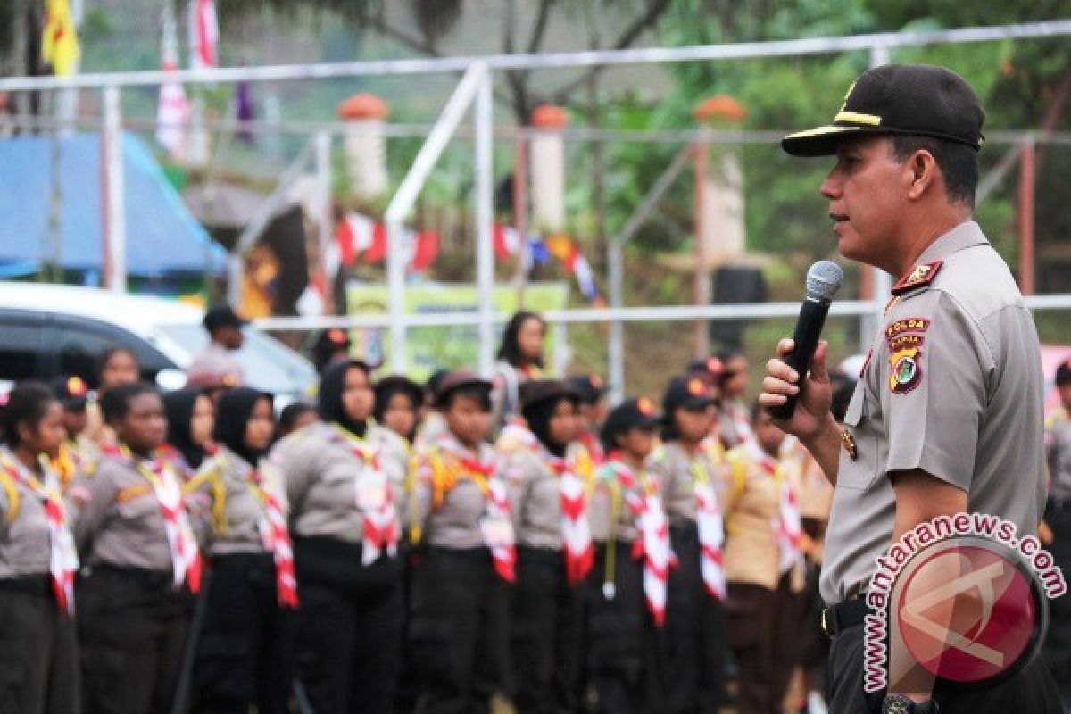 Kapolda minta pramuka Saka Bhayangkara hindari narkoba