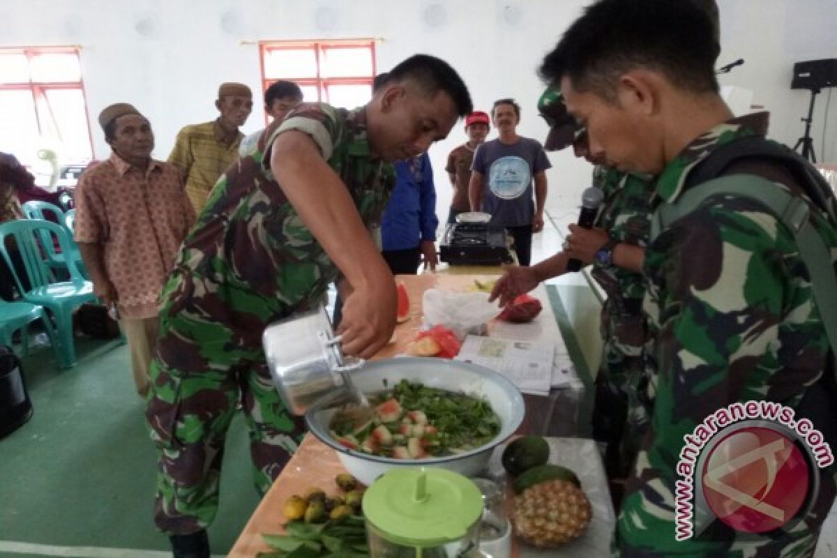 TNI Gelar Pelatihan Pembuatan Pupuk Organik