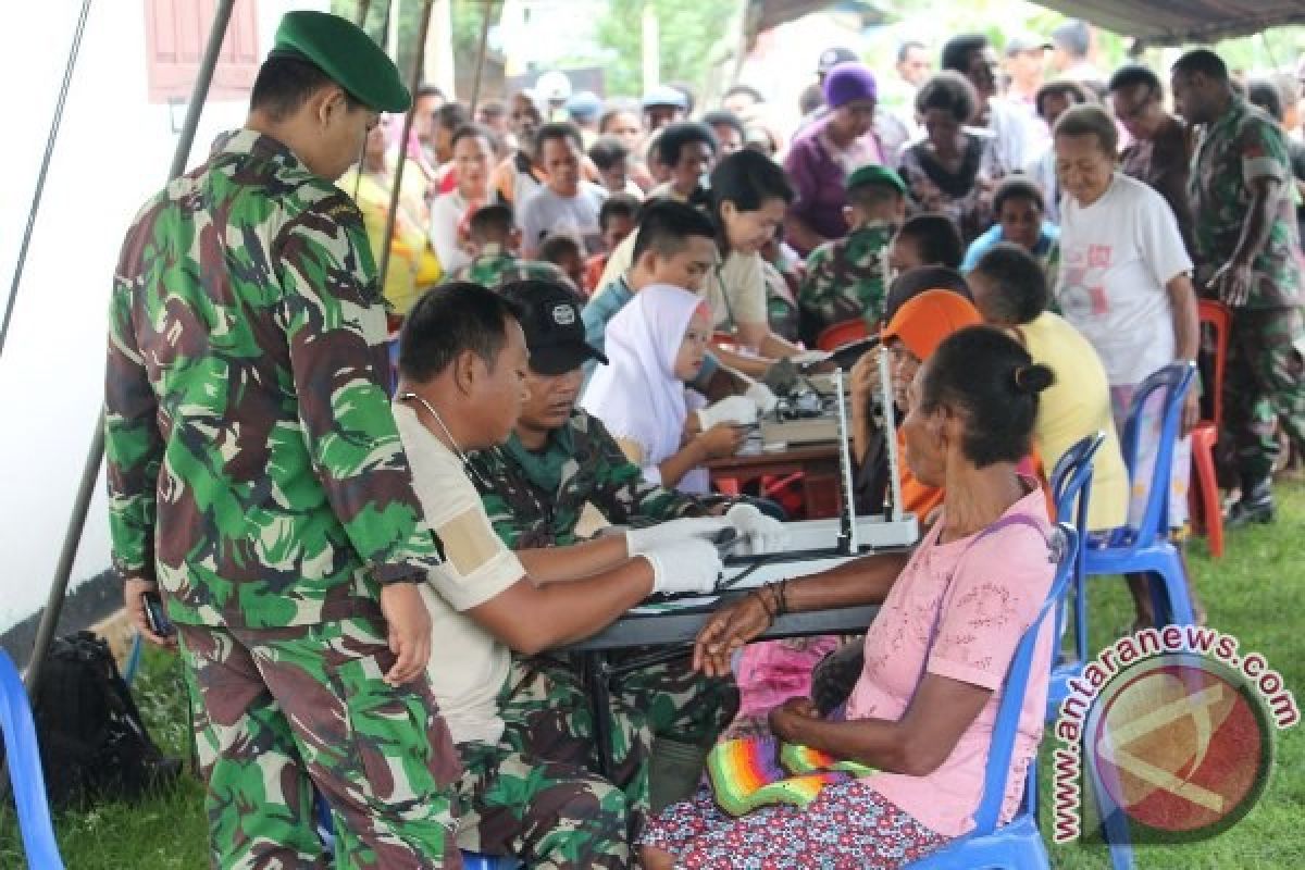 Pertamina-TNI gelar pengobatan massal di Merauke 