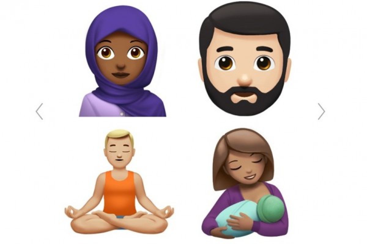 Hari emoji sedunia, Apple tambahkan emoji perempuan berhijab