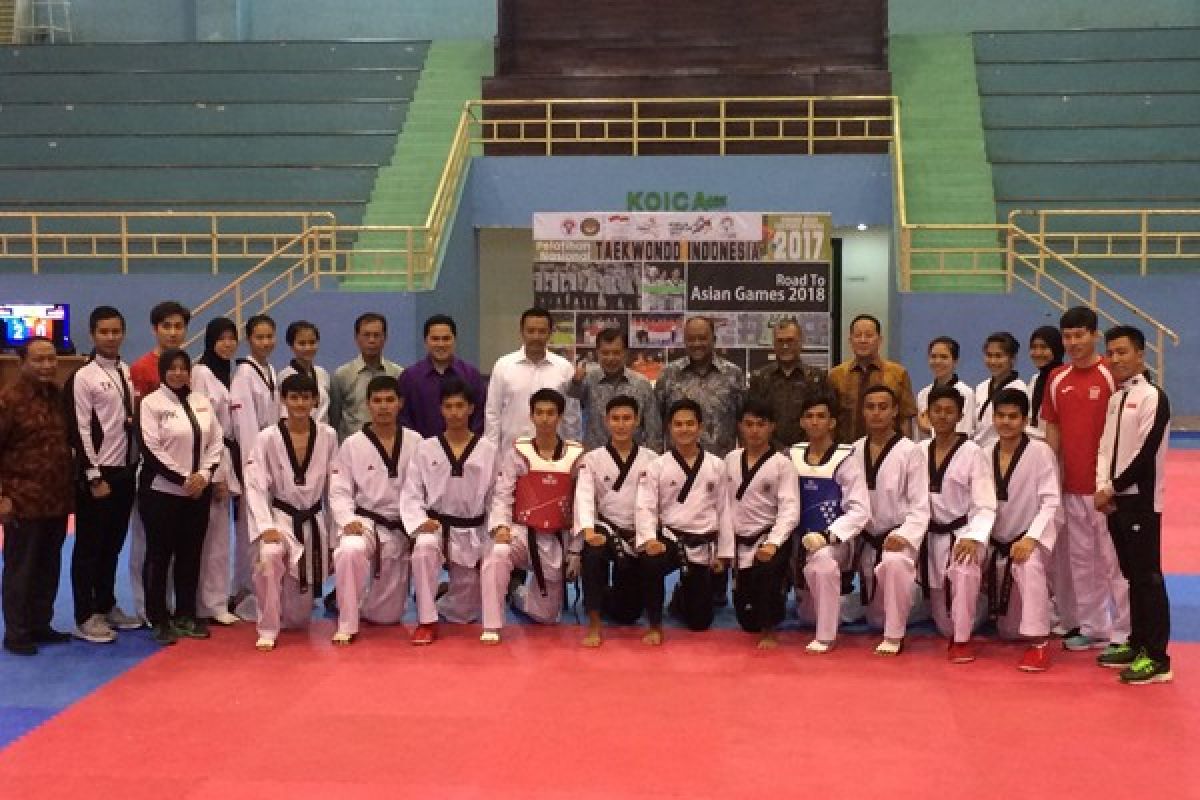 Wakil Presiden semangati tim taekwondo nasional