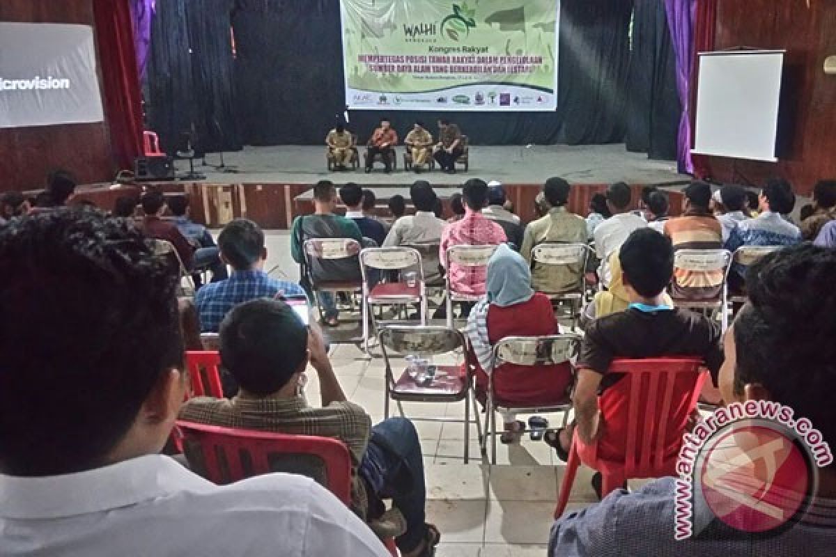 Kongres rakyat Bengkulu jadi ajang curah aspirasi