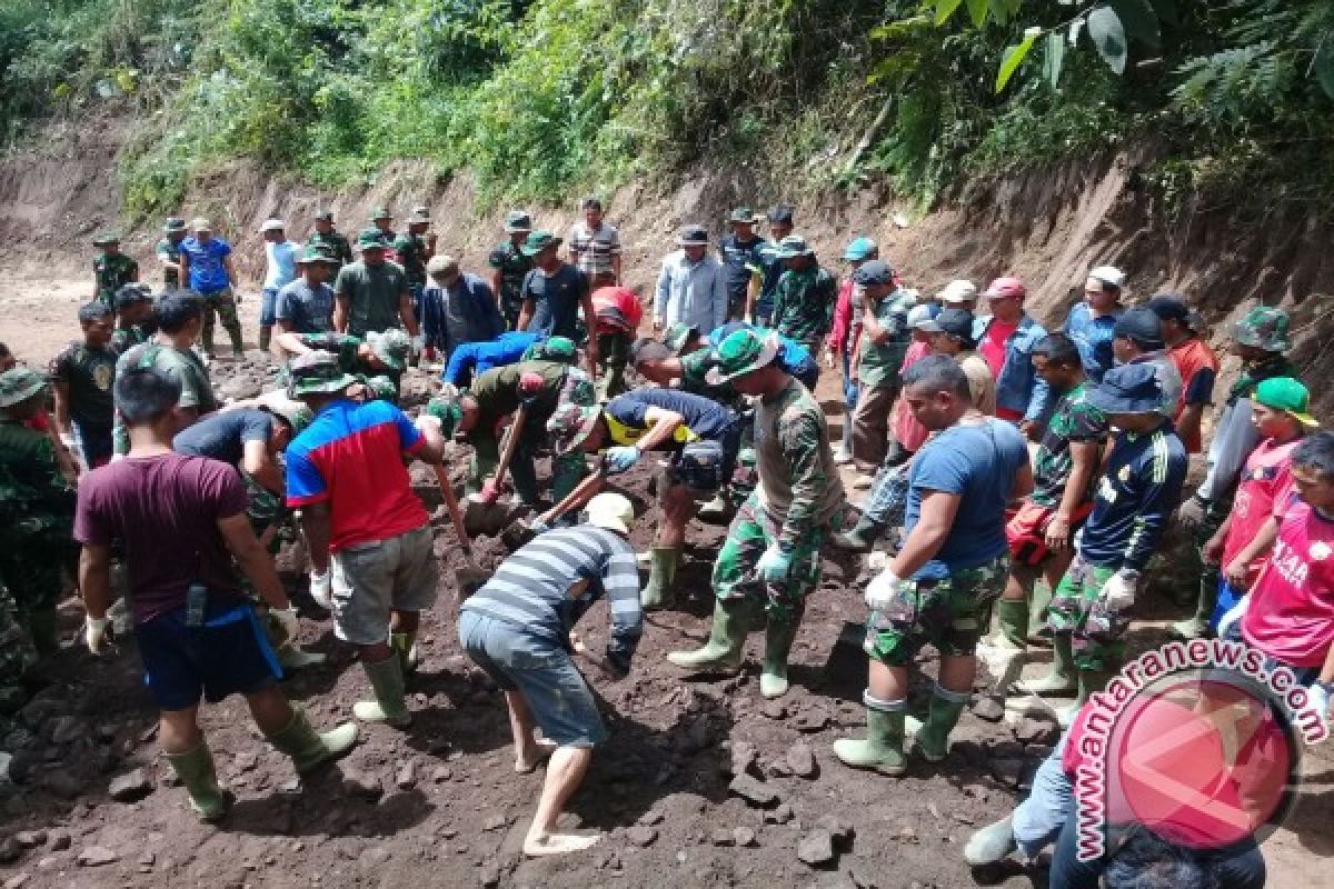 TMMD 99: Jalan Penghubung Ranolambot-Tumaluntung Makin Rampung