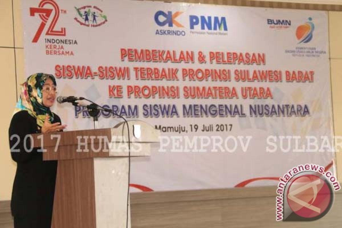 Wagub Sulbar Lepas SMN Ke Sumatera Utara