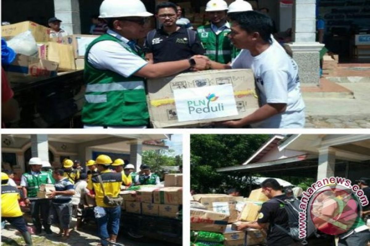 PLN Babel Salurkan Logistik Bagi Korban Banjir