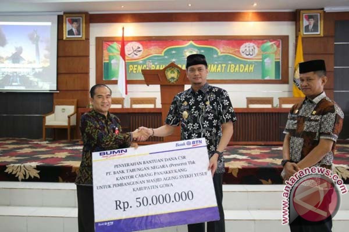 Bupati Terima Bantuan Pembangunan Dari BTN