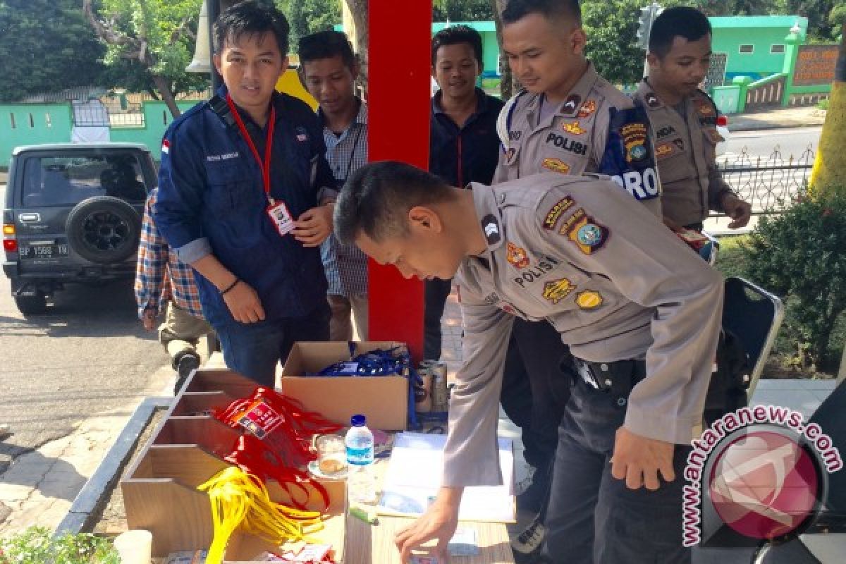 Pengamanan Mapolres Tanjungpinang Diperketat