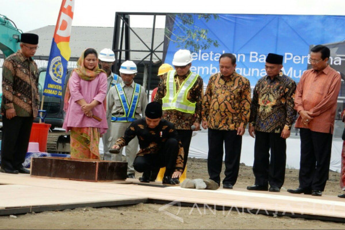 Jokowi Letakkan Batu Pertama Pembangunan Museum Muhammadiyah 