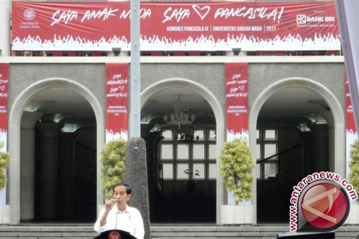 Presiden Jokowi Hadiri Kongres Pancasila ke-9 di UGM